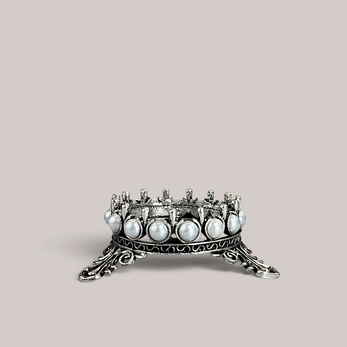 Brush Stand Vintage Silver GN