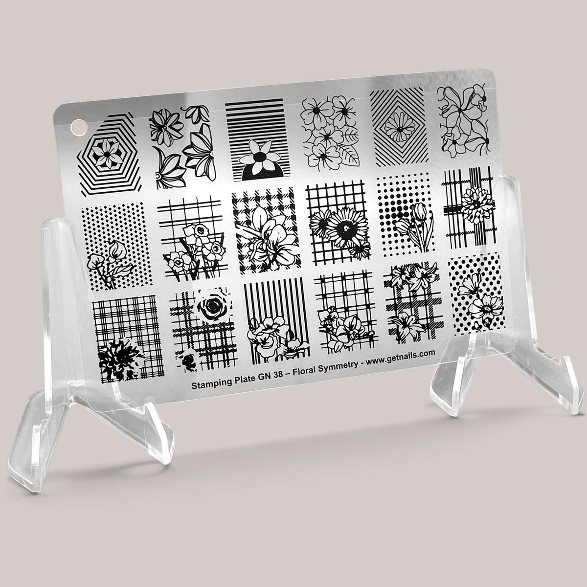 Stamping Preview GN 38 - Floral Symmetry