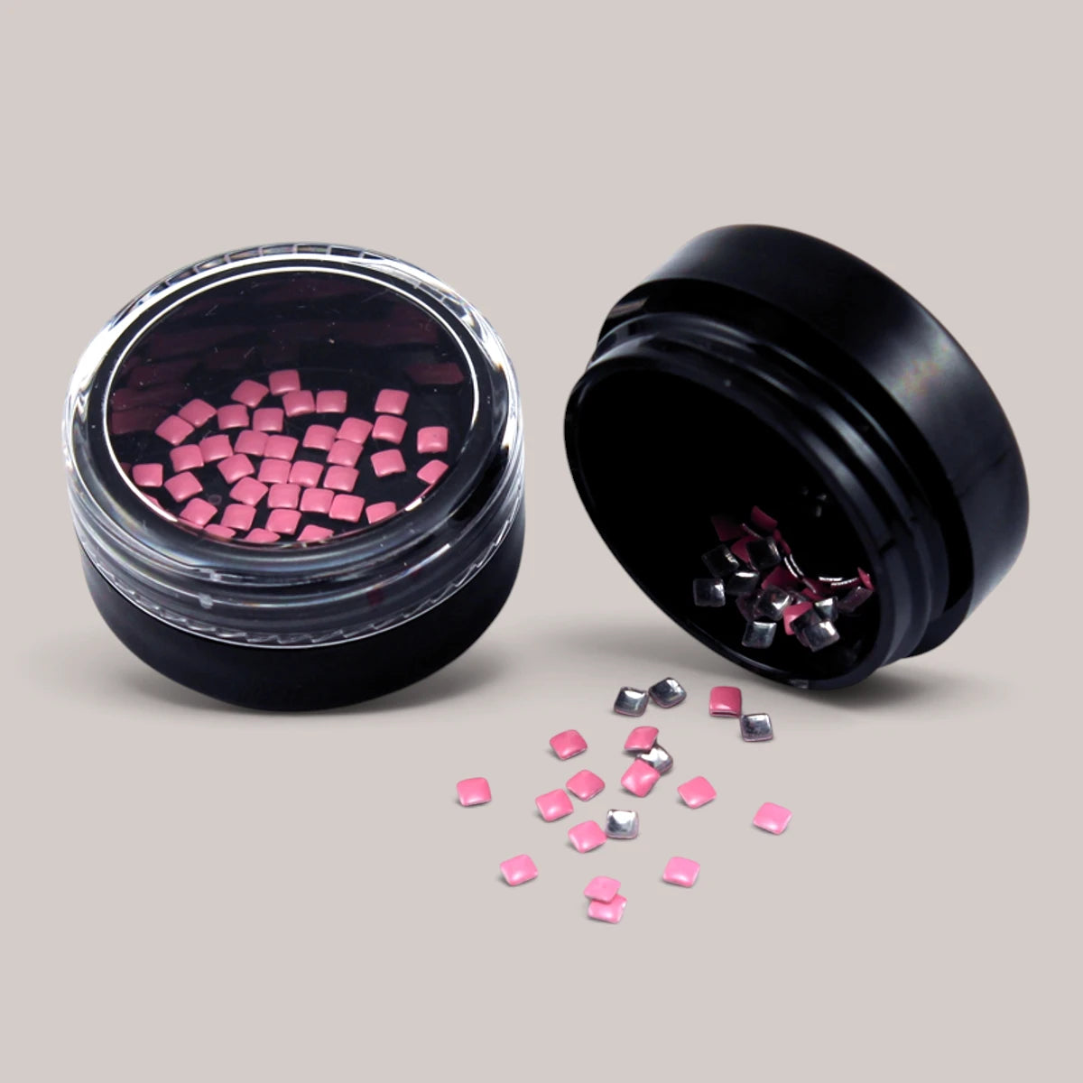 Tinte Square Neon Rose, 50 buc.