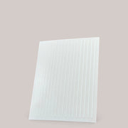 Sticker 3D Stripes White GN