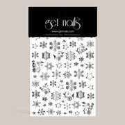Art Tattoo 58 GN Silver Snowflakes