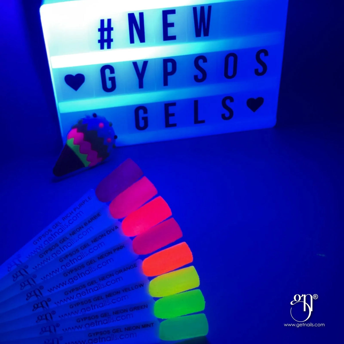 Gel Gypsos Néon Rose 5g